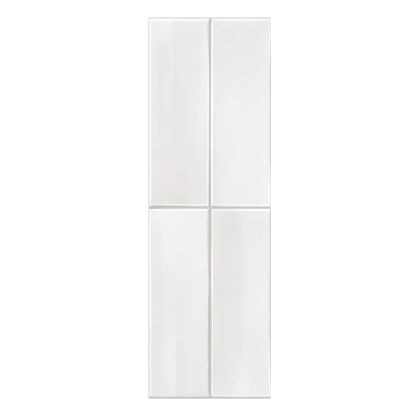 Spanish Allure Porcelain 12 in. x 24 in. x 9mm Wall Tile White-Sample