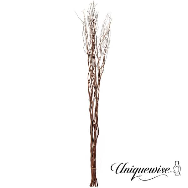 Uniquewise 12-Pieces Natural Dry Branches Authentic Willow Sticks, Home,  and Wedding Craft 59 in, Vase Filler Garden Hotel Decor QI004415.BK.60 -  The Home Depot