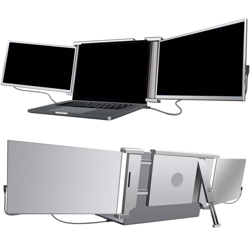 Vrbgify Portable 14 in.Laptop Screen Extender 315° Rotation 1080P FHD ...