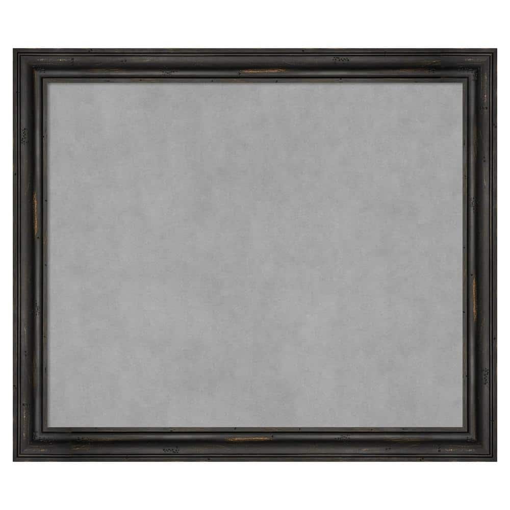 Reviews for Amanti Art Rustic Pine Black Narrow 27 in. x 23 in Framed