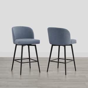 Spruce & Spring Cynthia 27 in. Saddle Brown High Back Metal