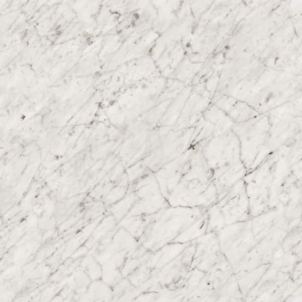 FORMICA 3 in. x 5 in. Laminate Sheet Sample in Carrara Bianco with Matte Finish