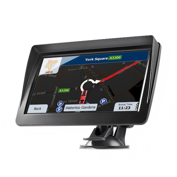 GPS Navigator 7in. Touchscreen, 8GB, Lifetime Maps, for Car, Truck, RV, Voice Guidance, Speed & Red Light Alerts