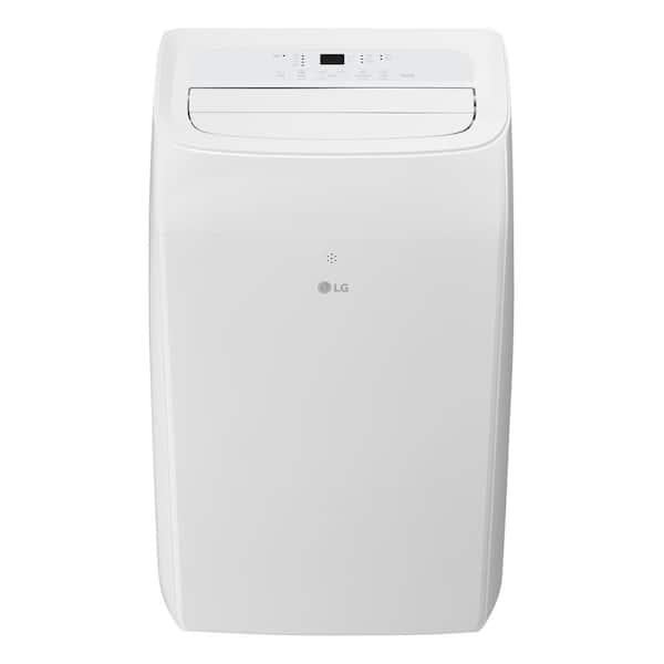 10,000 BTU (14,000 BTU ASHRAE) 115V Portable Air Conditioner Cools 450 sq. ft. with Heater, Dehumidifier, Wi-Fi in White