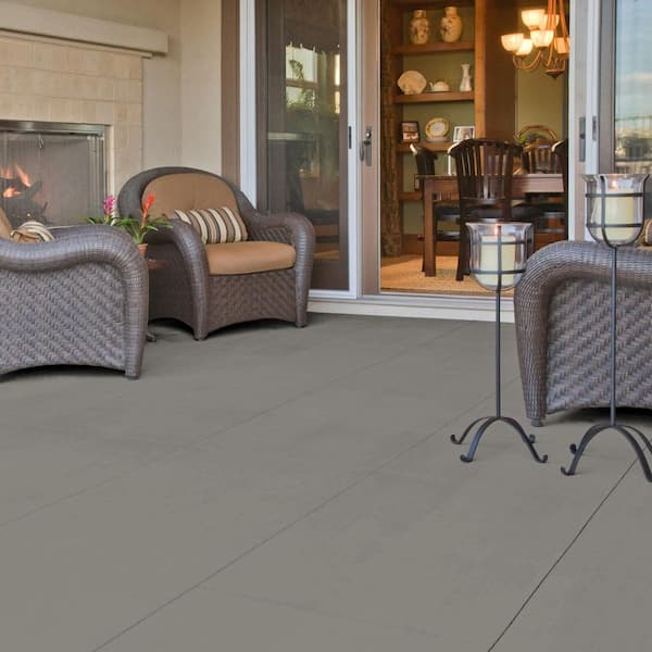 BEHR PREMIUM - 1 gal. #PFC-69 Fresh Cement Low-Lustre Enamel Interior/Exterior Porch and Patio Floor Paint