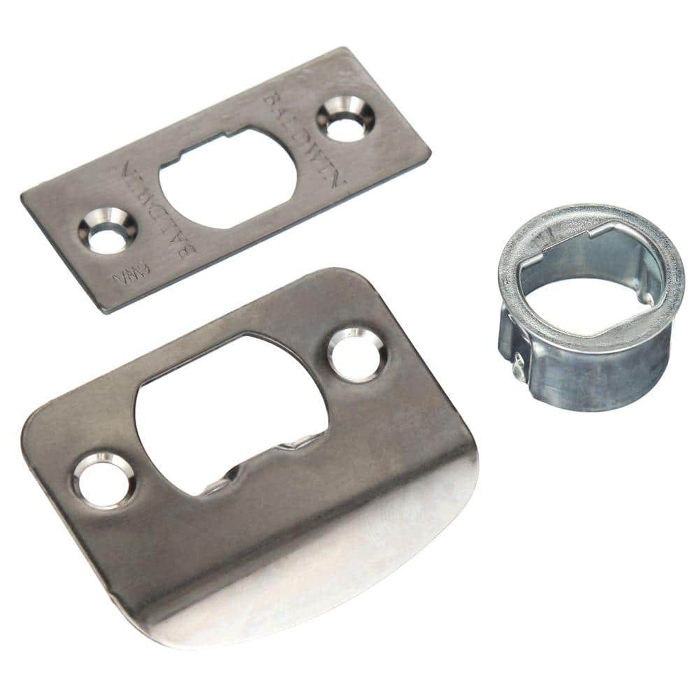 Satin Nickel Square Privacy Door Lever for Bed/Bath