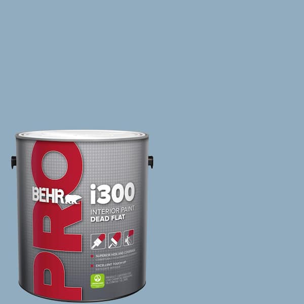 BEHR PRO 1 gal. #BIC-10 Cotton Denim Dead Flat Interior Paint