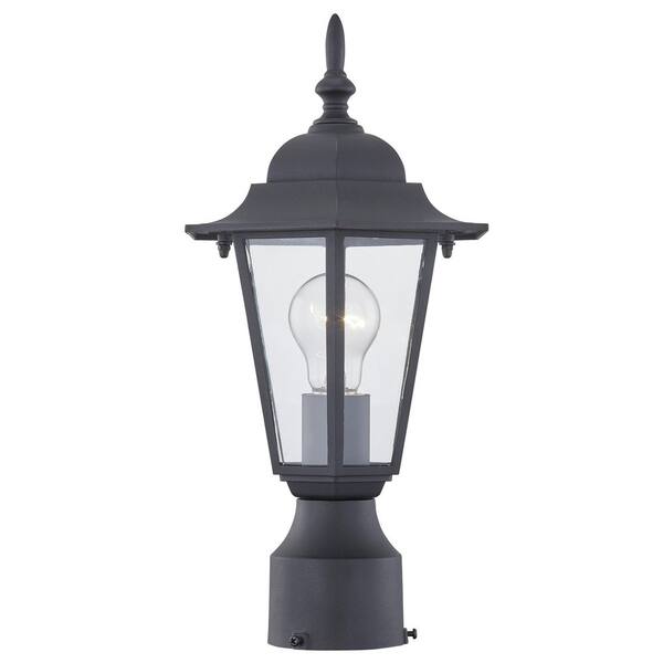Pia Ricco 1-Light Black Aluminum Weather Resistant Outdoor