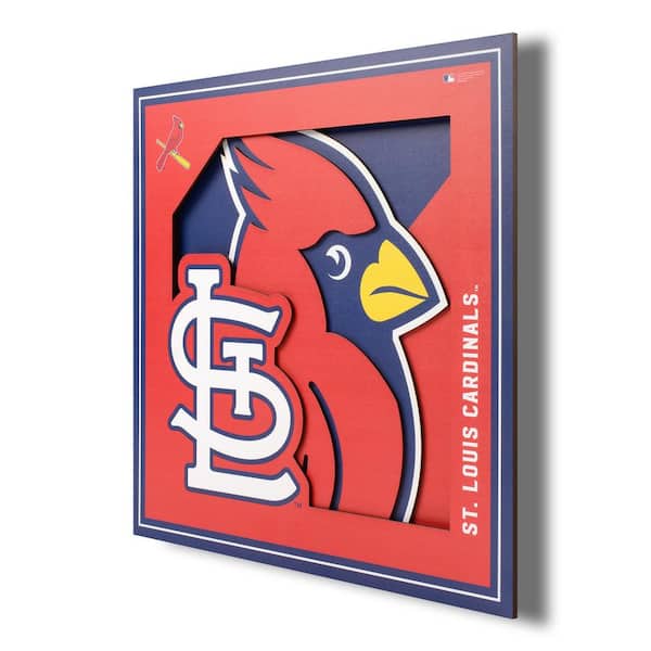 YouTheFan MLB St. Louis Cardinals 3D Logo Series Wall Art - 12x12 2507200 -  The Home Depot