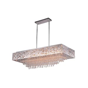 Eternity 14 Light Chandelier With Chrome Finish