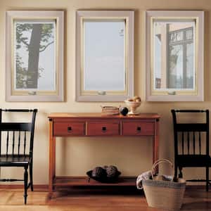 28.25 in. x 48.25 in. W-2500 Right-Hand Casement Wood Screen Window