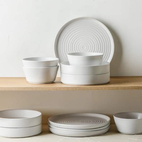 STONE LAIN Elica 24-Piece Dinnerware Set Stoneware, (Service