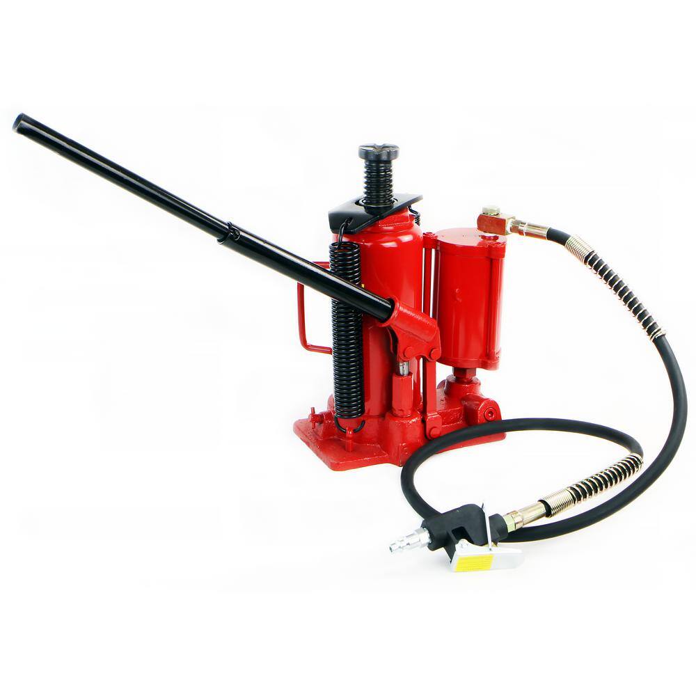XtremepowerUS 20 Ton Hydraulic Bottle Jack - Low Profile Portable Jack For Trucks & Equipment