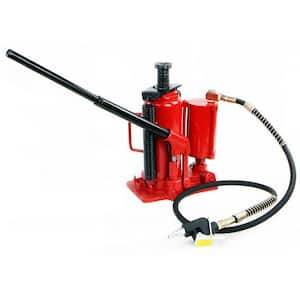 12-Ton Air Hydraulic Bottle Jack Manual Lifts Hoist