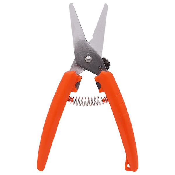 ZENPORT 7.5 in. Serrated Blade Stainless Floral Bunch Cutter