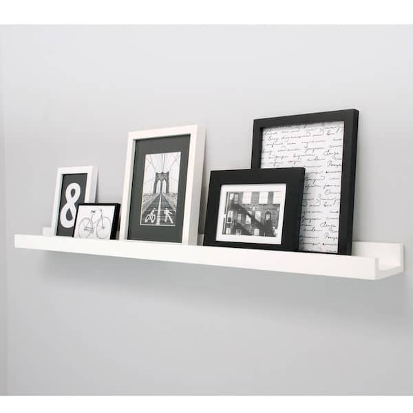 Home Depot Kiera Grace deals KG Edge Frame Ledge, Set of 4 floating shelves