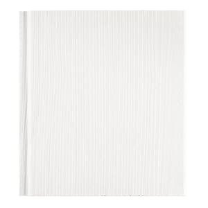 WoodHaven Classic White 6 in. x 6 in. Clip Up Tongue and Groove Acoustic Ceiling Plank Sample