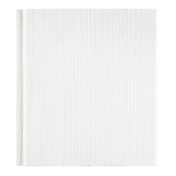 Armstrong CEILINGS WoodHaven Classic White 6 in. x 6 in. Clip Up Tongue and Groove Acoustic Ceiling Plank Sample