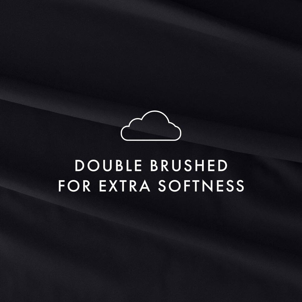 Premium Black Twin XL Ultra Soft Microfiber Bed Sheet Set