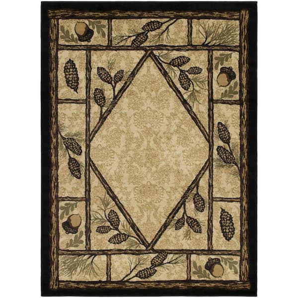 Mayberry Rug American Destination Multi-Colored 2 ft. x 4 ft. Polypropylene Area Rug