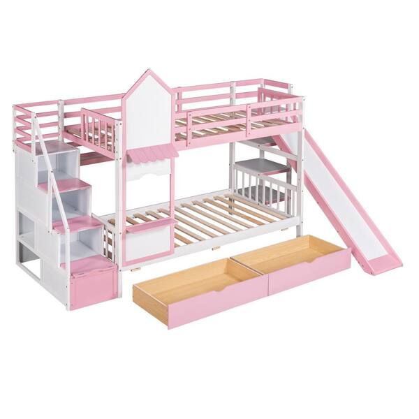 Doll bunk online bed with slide