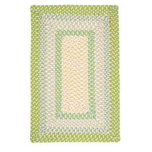 Blithe Lime  Doormat 2 ft. x 3 ft. Braided Area Rug