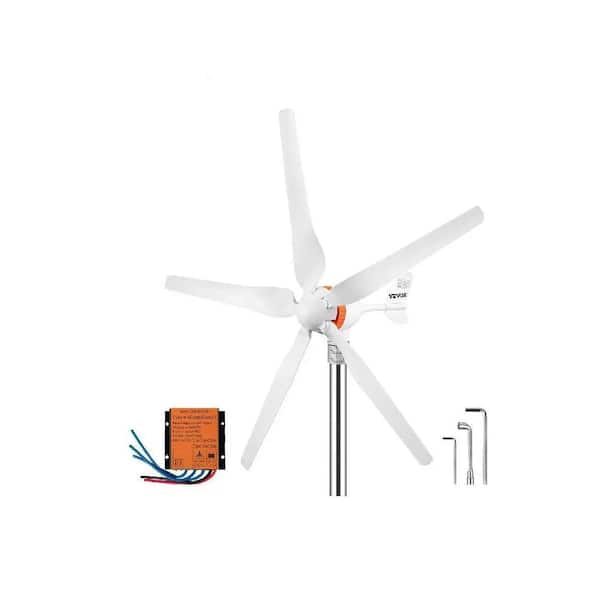 Afoxsos 400-Watt Wind Turbine Generator with 5 Blades MPPT Controller