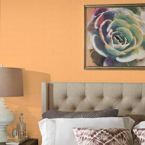 BEHR - 1 gal. #P240-4 Mango Tango Flat Interior/Exterior Masonry, Stucco and Brick Paint