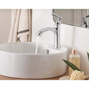 Banbury Single Handle Single Hole Bathroom Faucet in Chrome