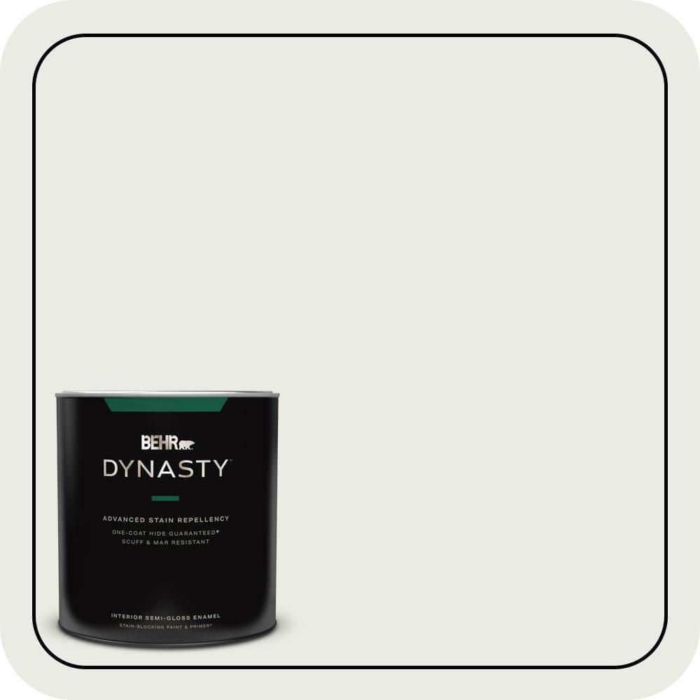 1 qt. #PPU12-12 Gallery White Semi-Gloss Enamel Interior Stain-Blocking Paint & Primer price history on PriceWatchPro