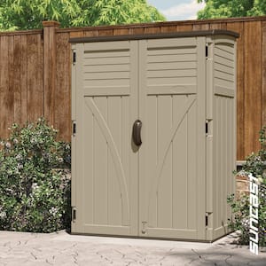 2 ft. 8 in. x 4 ft. 5 in. x 6 ft. Large Vertical Storage Shed