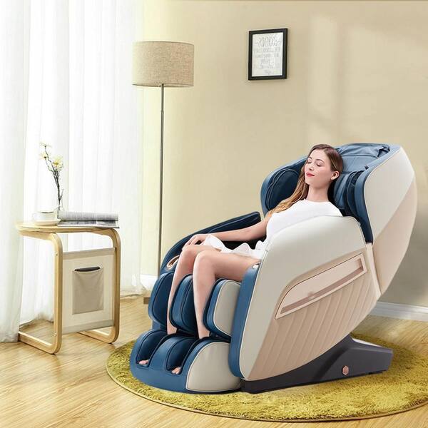 leather massage chair and stool