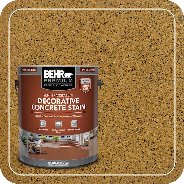 1 gal. #DCS-865 Terra Cotta Semi-Transparent Flat Interior/Exterior Decorative Concrete Stain