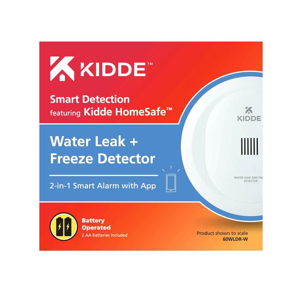 Kidde Battery Powered Smart Water Leak and Freeze Detector