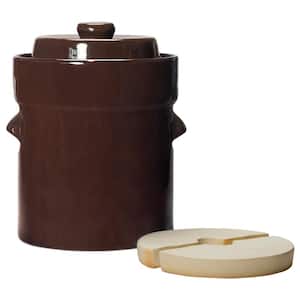 Traditional Style Water Seal Crock Set 4 L