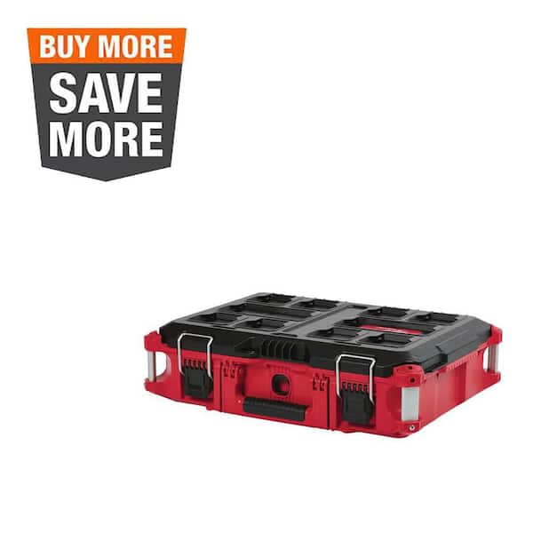 Milwaukee PACKOUT 18.6 in. Tool Storage Crate Bin with Carrying