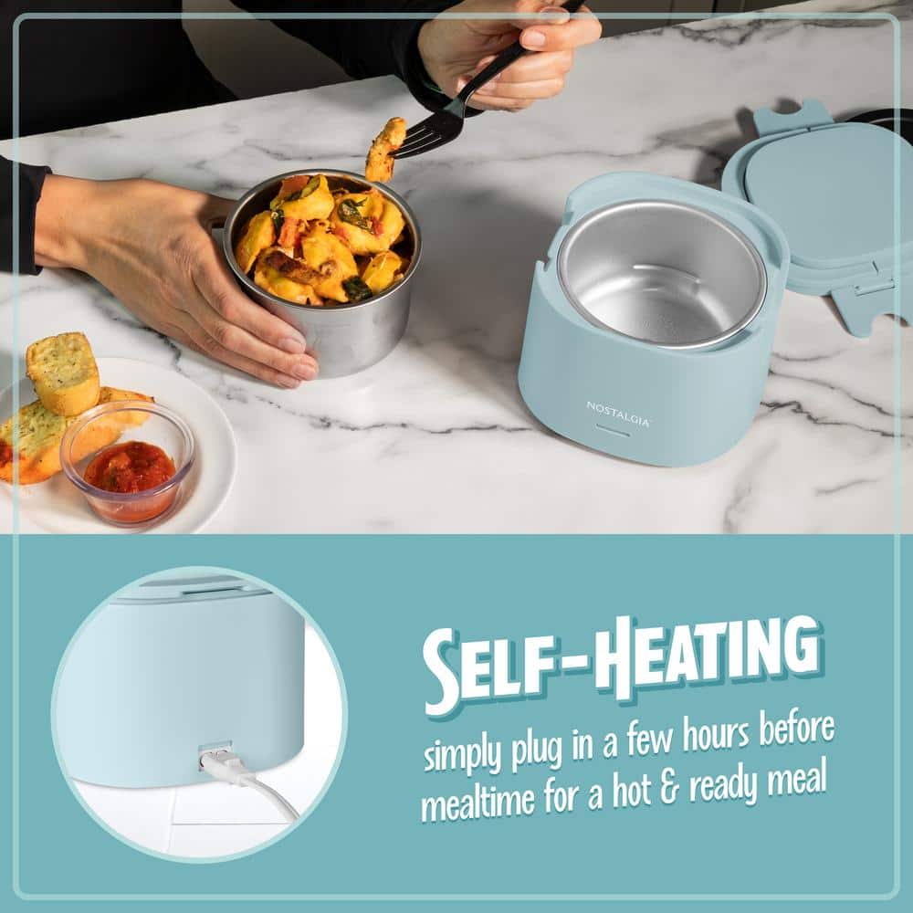 Chambray 20 oz. Portable Heated Lunch Box