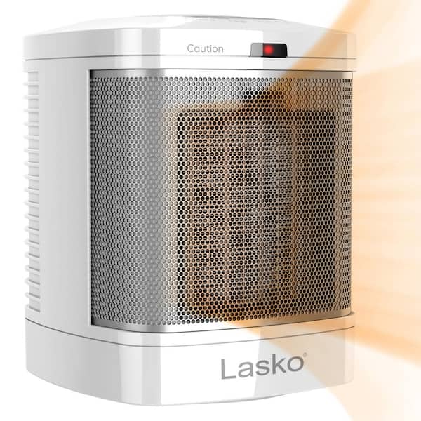 Lasko 1500-Watt 7.65 in. Electric Bathroom Ceramic Space Heater with Fan and ALCI Safety Plug