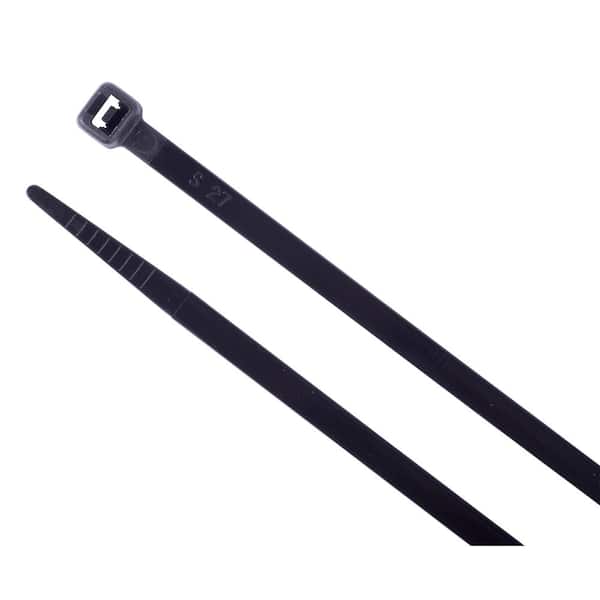 8 Inch CTS Brand 40 Lb Tensile Strength Natural Nylon Cable Tie Bag of 100 