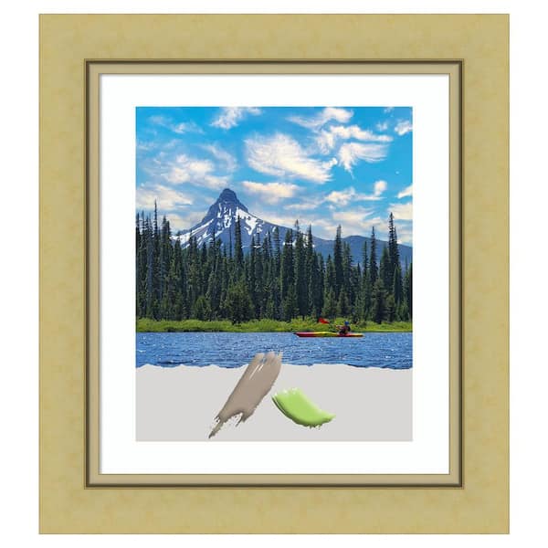 Amanti Art Landon Gold Picture Frame Opening Size 20 x 24 in. (Matted To 16 x 20 in.)
