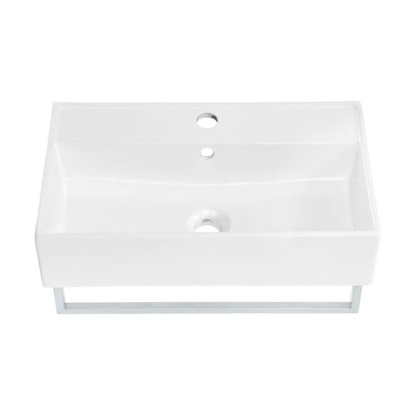 Swiss Madison Claire 22 in. Rectangle Ceramic Wall Mount Bathroom