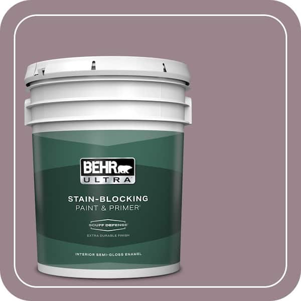 BEHR ULTRA 5 gal. Home Decorators Collection #HDC-CL-05 Orchard Plum Extra Durable Semi-Gloss Enamel Interior Paint & Primer