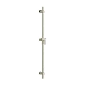 35.375 in Adjustable Shower Bar in Polished Nickel