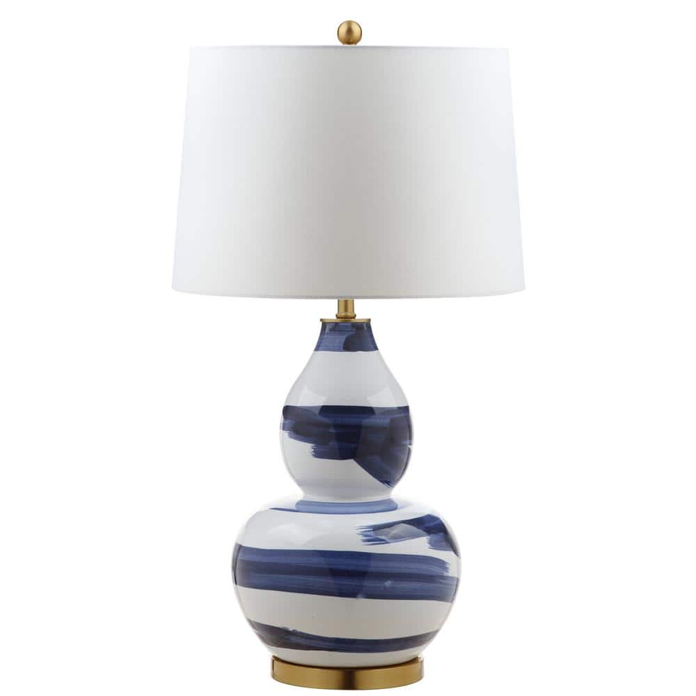 target blue ceramic lamp