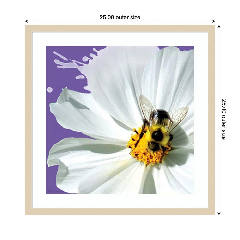 Flower Pop IV Svelte Natural Framed Graphic Art Print