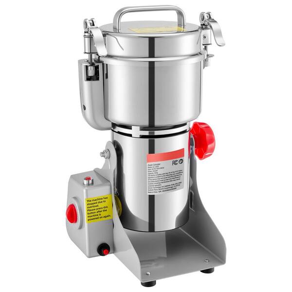 500g 270° Swing Grain Mill, Stainless Steel Dry Grinder for Grains Spices Nuts