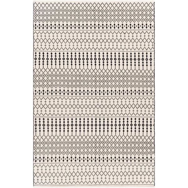 Livabliss Osasuna Charcoal Tribal 6 ft. x 9 ft. Indoor Area Rug