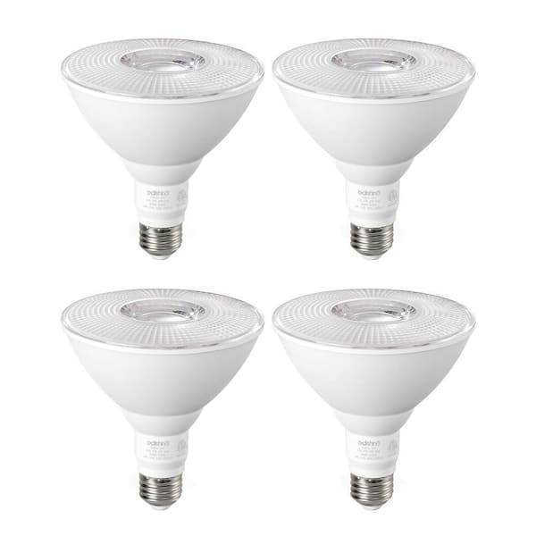 120-Watt Equivalent PAR38 Dimmable Flood LED Light Bulb, 3000K Warm Light (4-Pack)