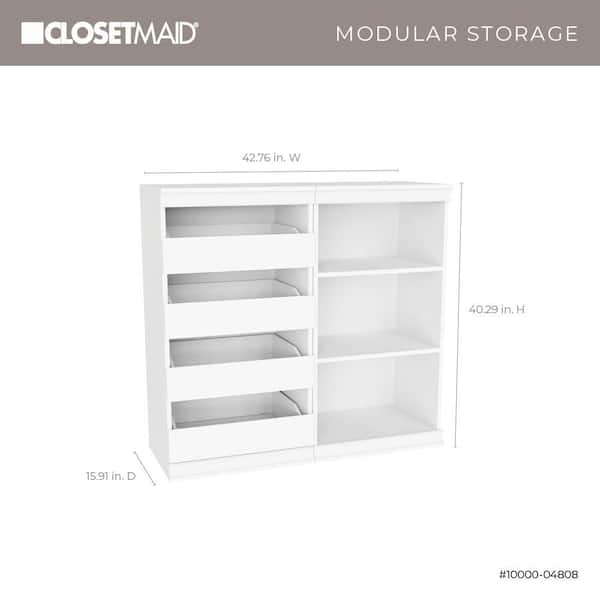 Closetmaid Stackable 3 Shelf Organizer: Maximize Space Effortlessly