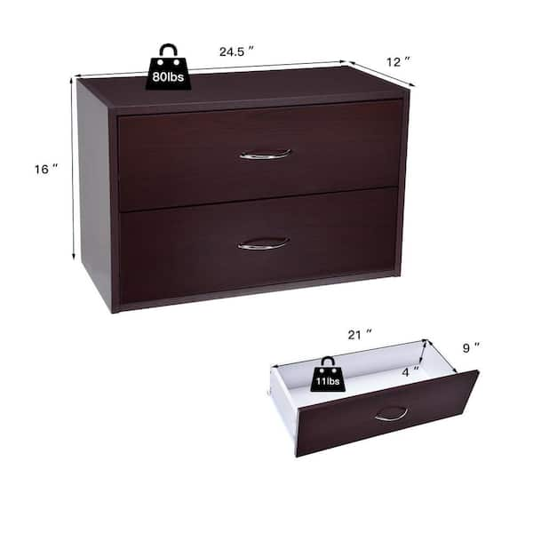 modular 2 drawer nightstand target